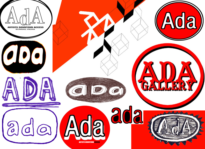 A few of the ADA Gallery logos over the years